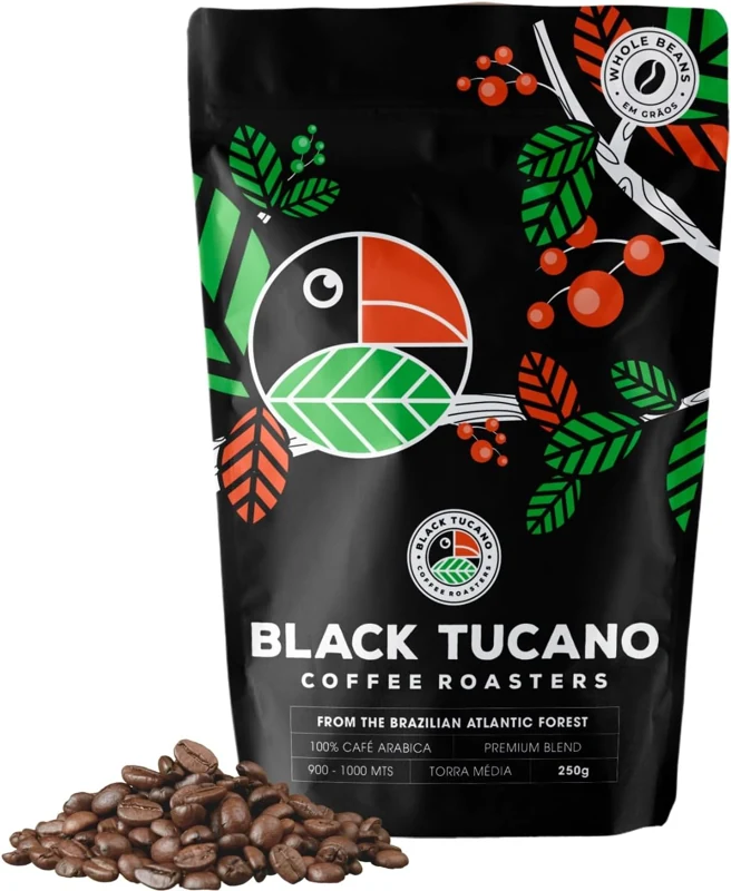 Black Tucano Premium Blend em grãos, 250 g