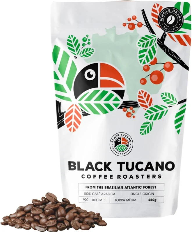 Black Tucano Single Origin em grãos, 250 g